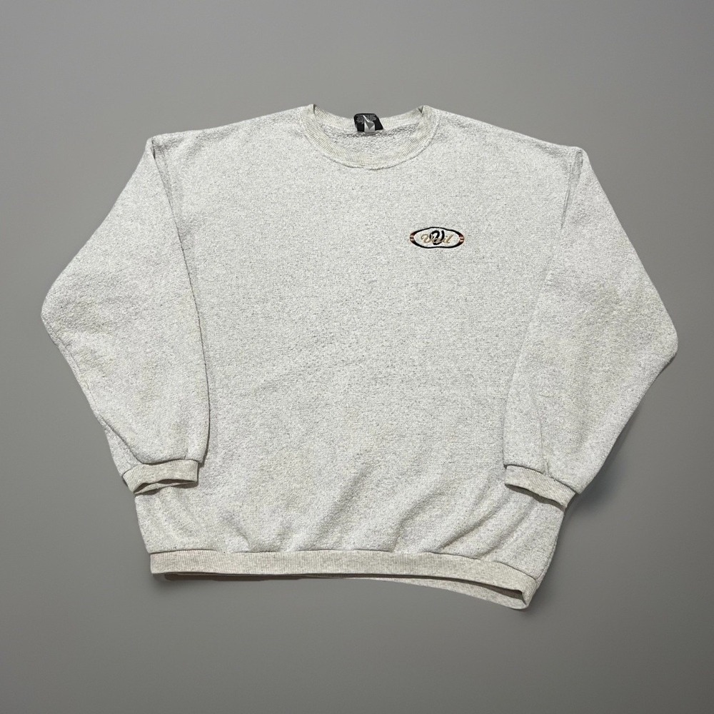 VTG San Segal Mens Gray Vail Colorado University Fleece Fuzzy Sweatshirt XL